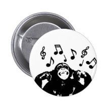 music monkeymonkey pin