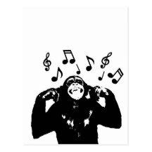 music monkeymonkey post cards