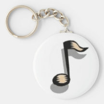Music Note Keychain