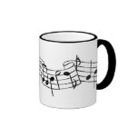 music notes 1 coffee mug