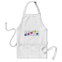Music Notes Apron