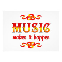 MUSIC invitations