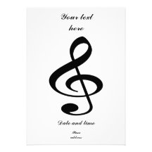 Music Personalized Invitations