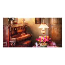 Music - Piano - The Music Room Custom Photo Card