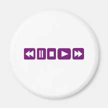 Music Player Fridge Magnets