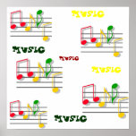 Music Poster up to 23x23