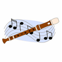 Music Recorder Instrument Acrylic Cut Out