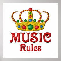 MUSIC Rules posters