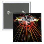 Music Speakers In Flight With Laser Beams Pins