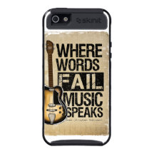 Music Speaks Cover For iPhone 5