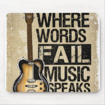 music speaks mousepad