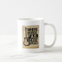 music speaks mug