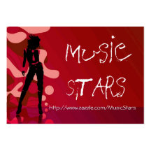 Music Stars Business Cards
