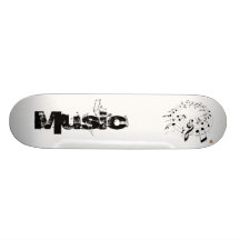 Music Swirl Skateboard