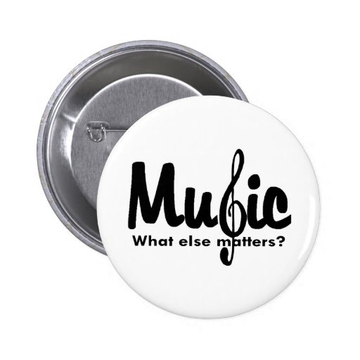 Music T-shirts and Gifts. Pinback Button
