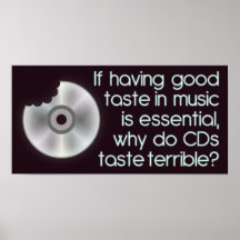 "Music Tastes Funny" Posters