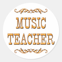Music Teacher Stickers