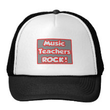Music Teachers Rock! Mesh Hat