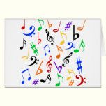 Music Thank You Card cards