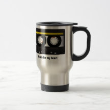 Música para mi corazón taza de café
