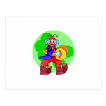 Musical Clown Post Card