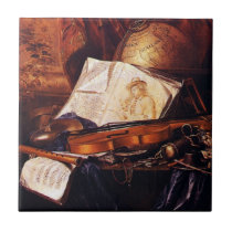 Musical Instruments Painting Tile tiles