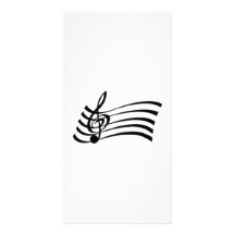 Musical Note Custom Photo Card