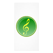 Musical Note Photo Card