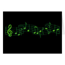 Musical Notes Card