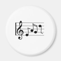 Musical Notes Fridge Magnets