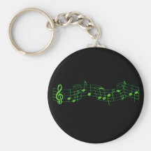 Musical Notes Keychain