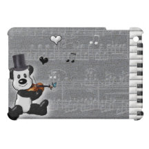 Musical Panda Bear iPad Mini Case