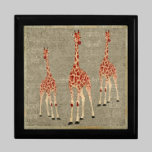 Musical Red Rose Giraffes Gift Box gift boxes