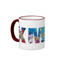 MUSICAL SANTA  XMAS PARTY / PENGUIN'S SERENADE COFFEE MUGS