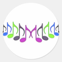 Musical Symbol "M" Sticker