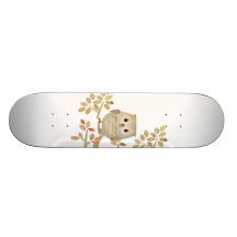 Musical Tree Owl Skateboard