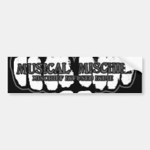 MusicalMischief BumperSticker Bumper Stickers