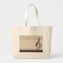 Musicians in love canvas bags