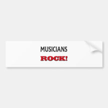 Musicians Rock Bumper Sticker