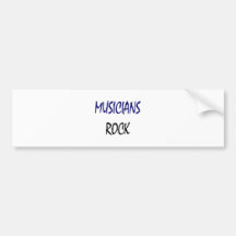 Musicians Rock Bumper Stickers