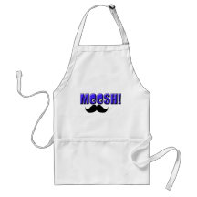 Mustache Moosh! Apron