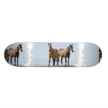 Mustang Horse Pair Skateboard