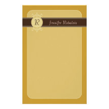 Mustard Classic Harvest Stationery