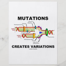 Mutations Creates Variations Full Colour Flyer