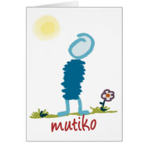 Mutiko complete. Greeting card