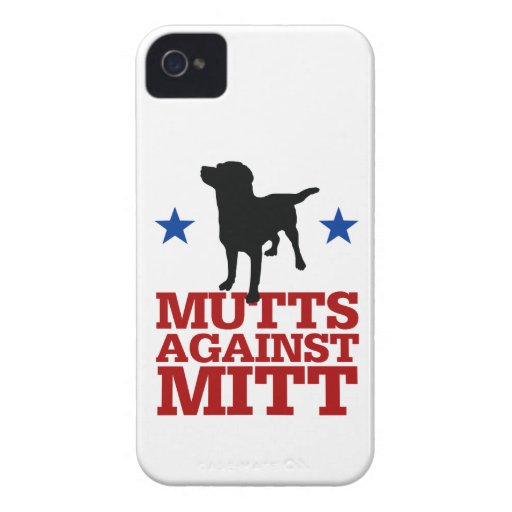 Mutts Against Mitt iPhone 4 Case