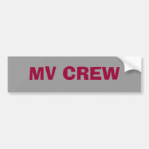 MV CREW BUMPER STICKERS