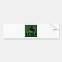 MX GREEN GO BUMPER STICKER