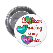 My Ballroom Passion Pinback Buttons