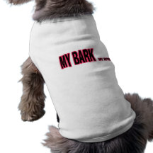 MY BARK my bite (Literally) Pink Doggie Shirt